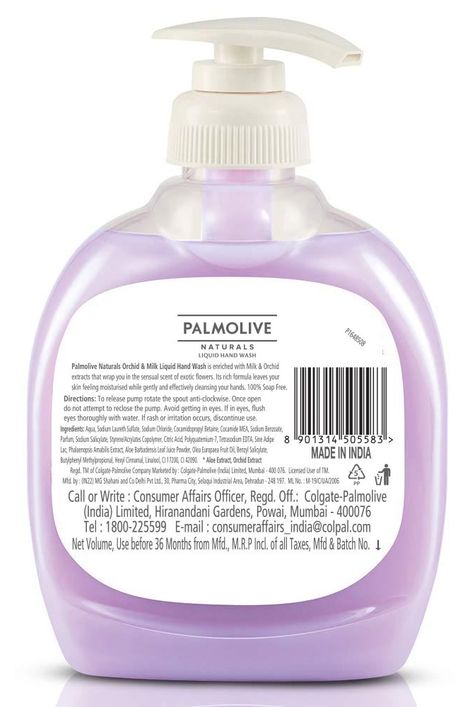 Palmolive Black Orchid And Milk Liquid Hand Wash