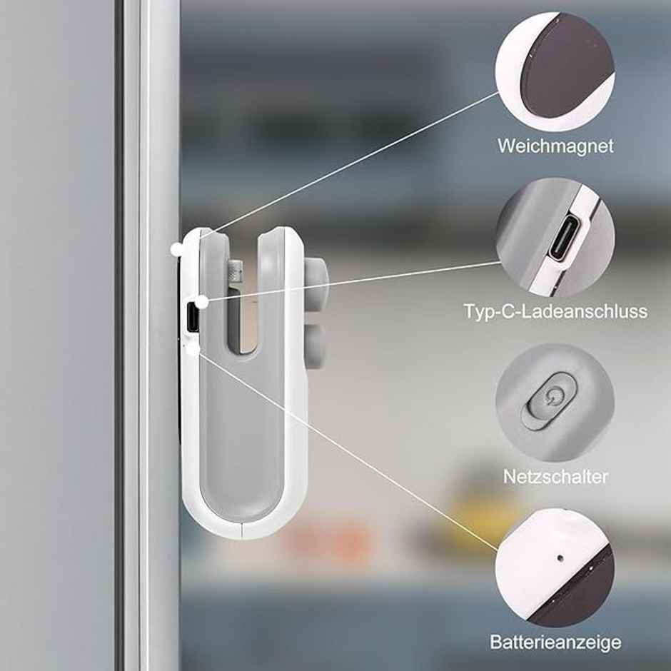 Basics IND - Portable Mini Sealing Machine Handheld Packet Sealer for Food, Snacks, Chips, Fresh Storage, Plastic Bag Sealing Machine Grey