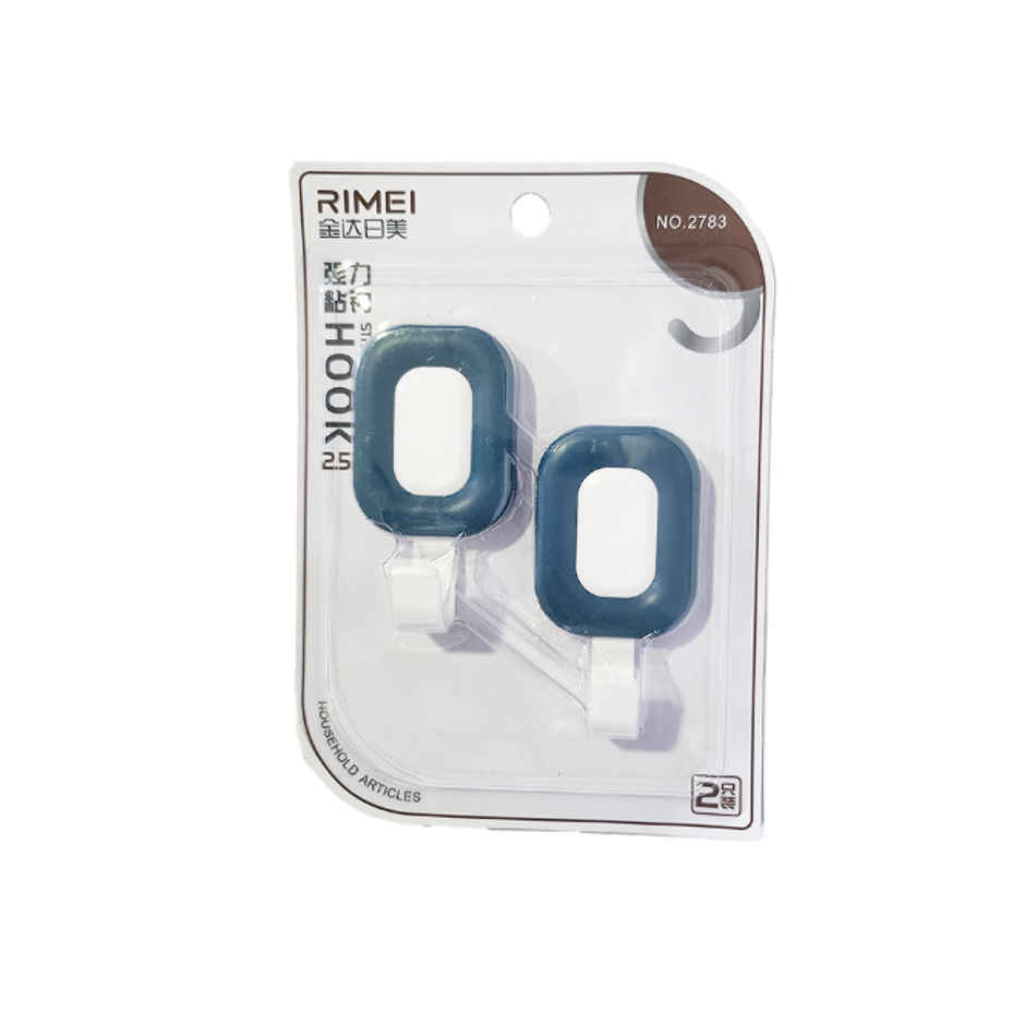 Chrome 2783 Self Adhensive Wall Hook 2 pc