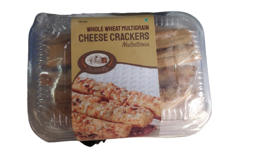 The Bake Shop Whole Wheat Multigrain Cheese Crackers Nutritious.