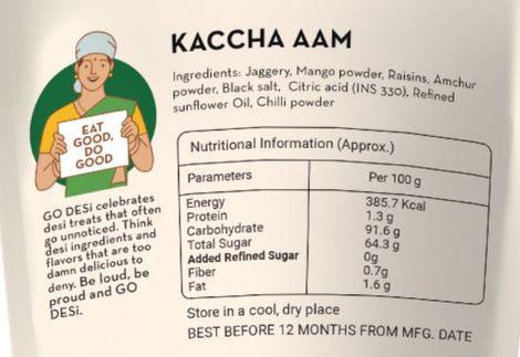 Go Desi Desi Popz Kaccha Aam Mango Candy