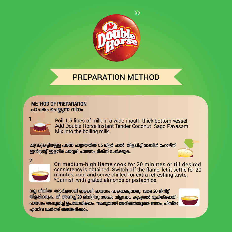 Double Horse Tender Coconut Payasam Mix