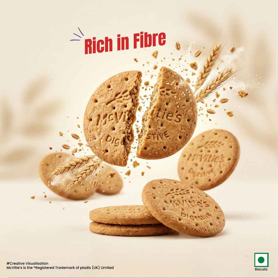 Mcvitie's Digestive High Fibre Biscuits With Goodness Of Wholewheat,Super Saver Family Pack