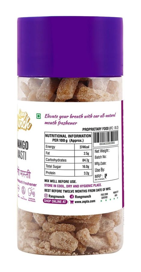 Rangmunch Mango Masti Premium Mouth Frehsner