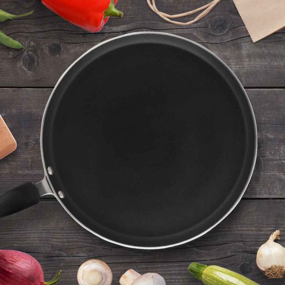 Fackelmann Nonstick Flat Tawa 28 cm Grey