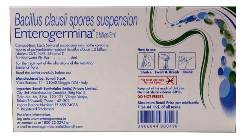 Enterogermina Oral Suspension 