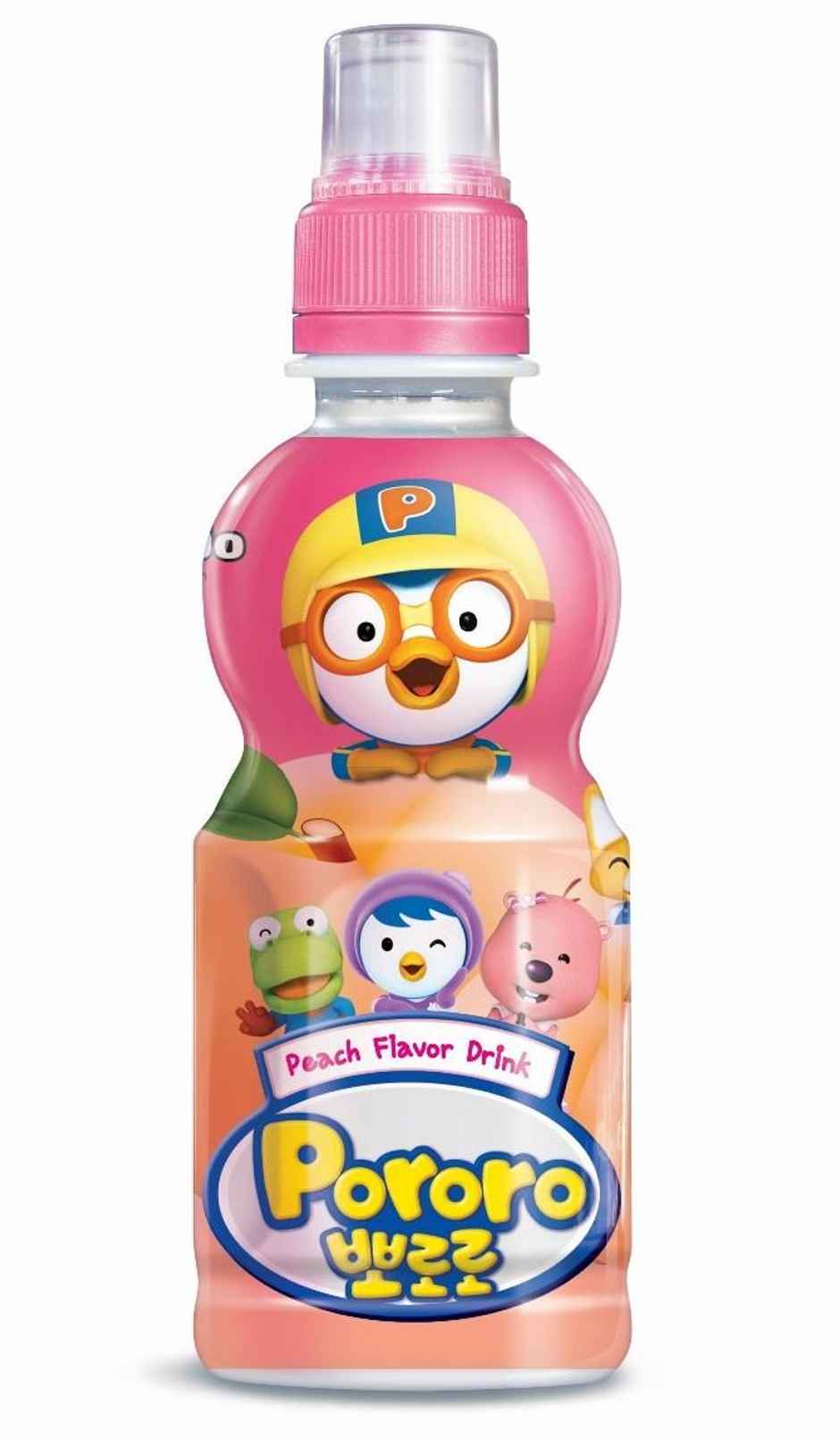 Paldo Teumsae Ramyun Spicy Korean Noodles (Pack Of 5)(600gms) & Pororo Korean Drink Peach Flavor(235ml) Combo