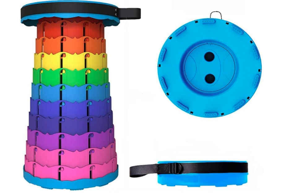 Soham Housewares Floding Teliscopic Stool