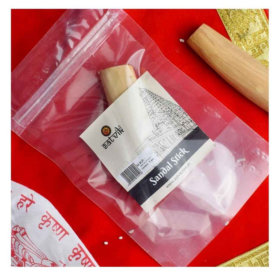 Pure Original (Slick Size) White Sandalwood (Chandan) Stick | Satvik