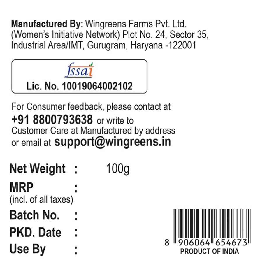 Wingreens Farms Crisp Baked Multi-Grain Flat Bread - Garlic Chilli
