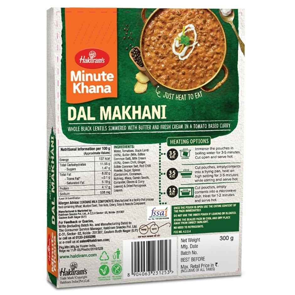 Haldiram's Ready To Eat Dal Makhani | Savoury & Creamy