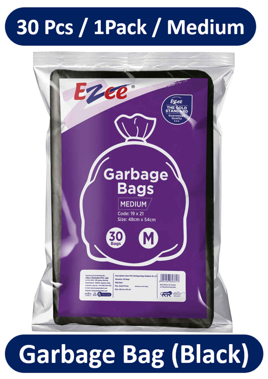 Ezee Premium Flat Medium Garbage Bag