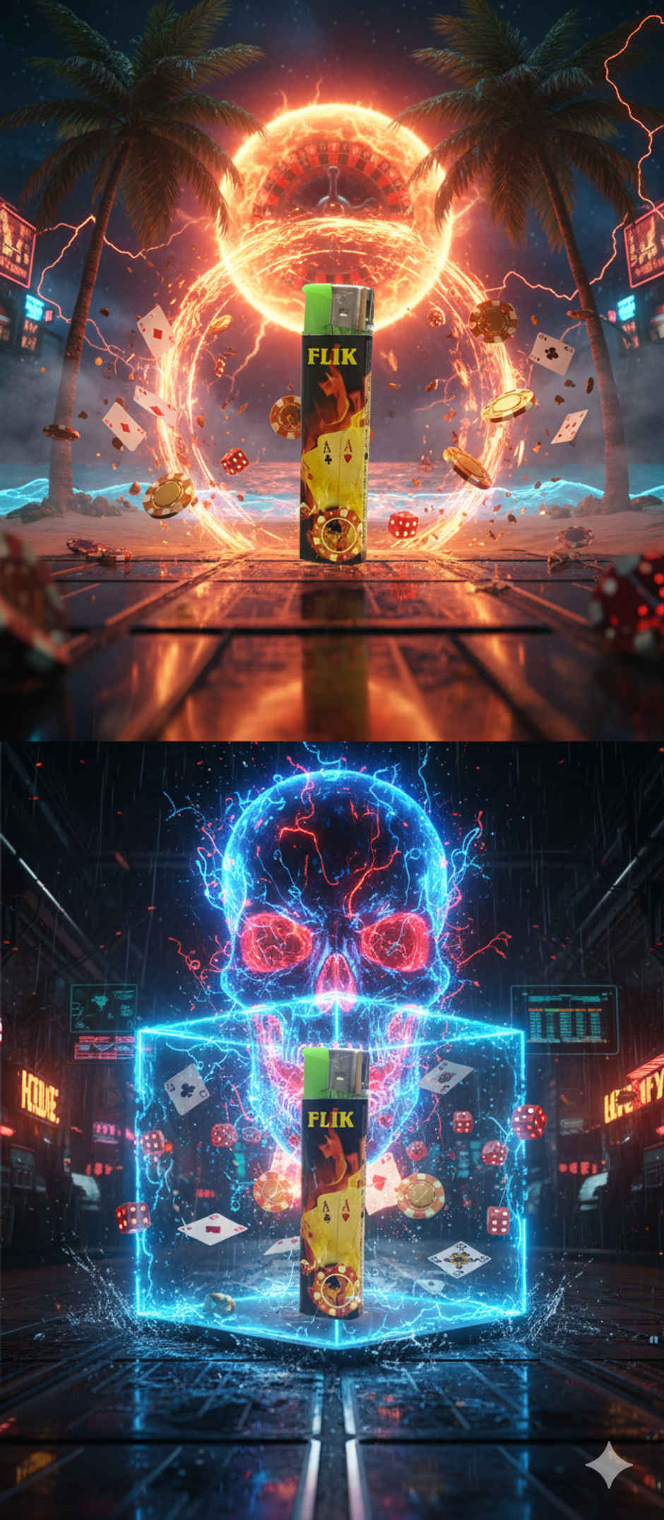 Raw Classic Rolling Paper King Size Slim - 32 Leaves/Pack (1pc) & Flik Non-Refilable Smart Lighters | Assorted (1pc) Combo