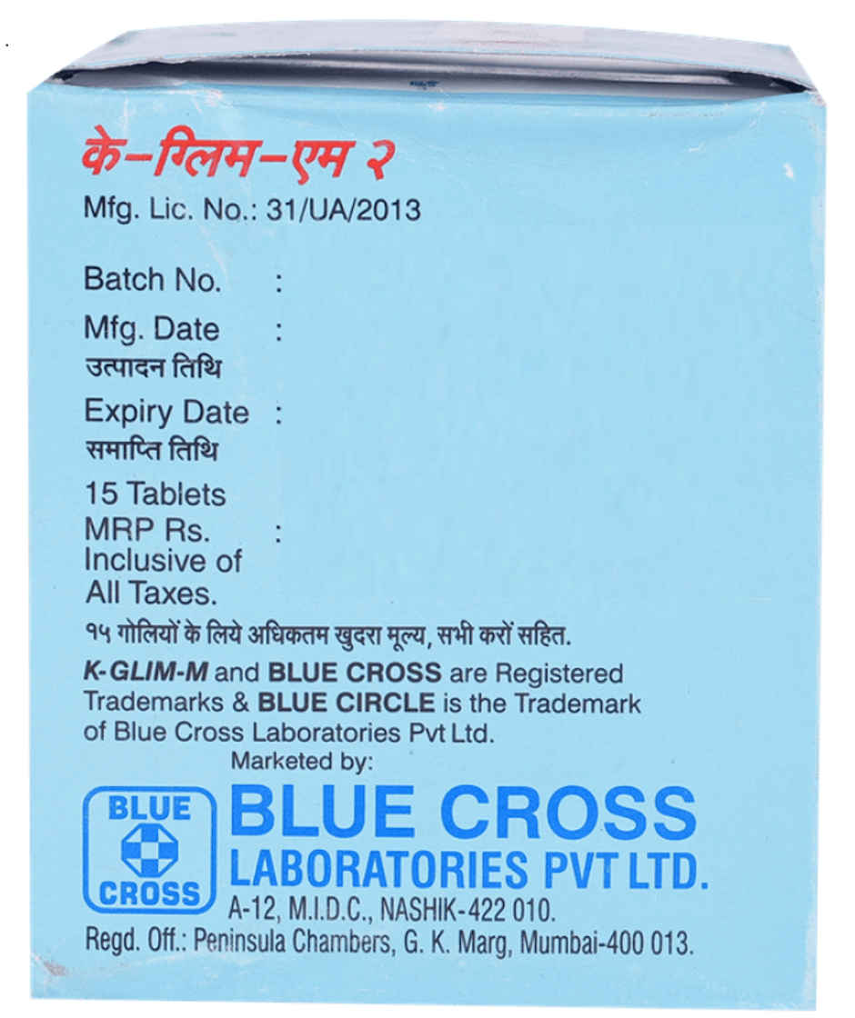 K-Glim-M 2mg Tablet PR