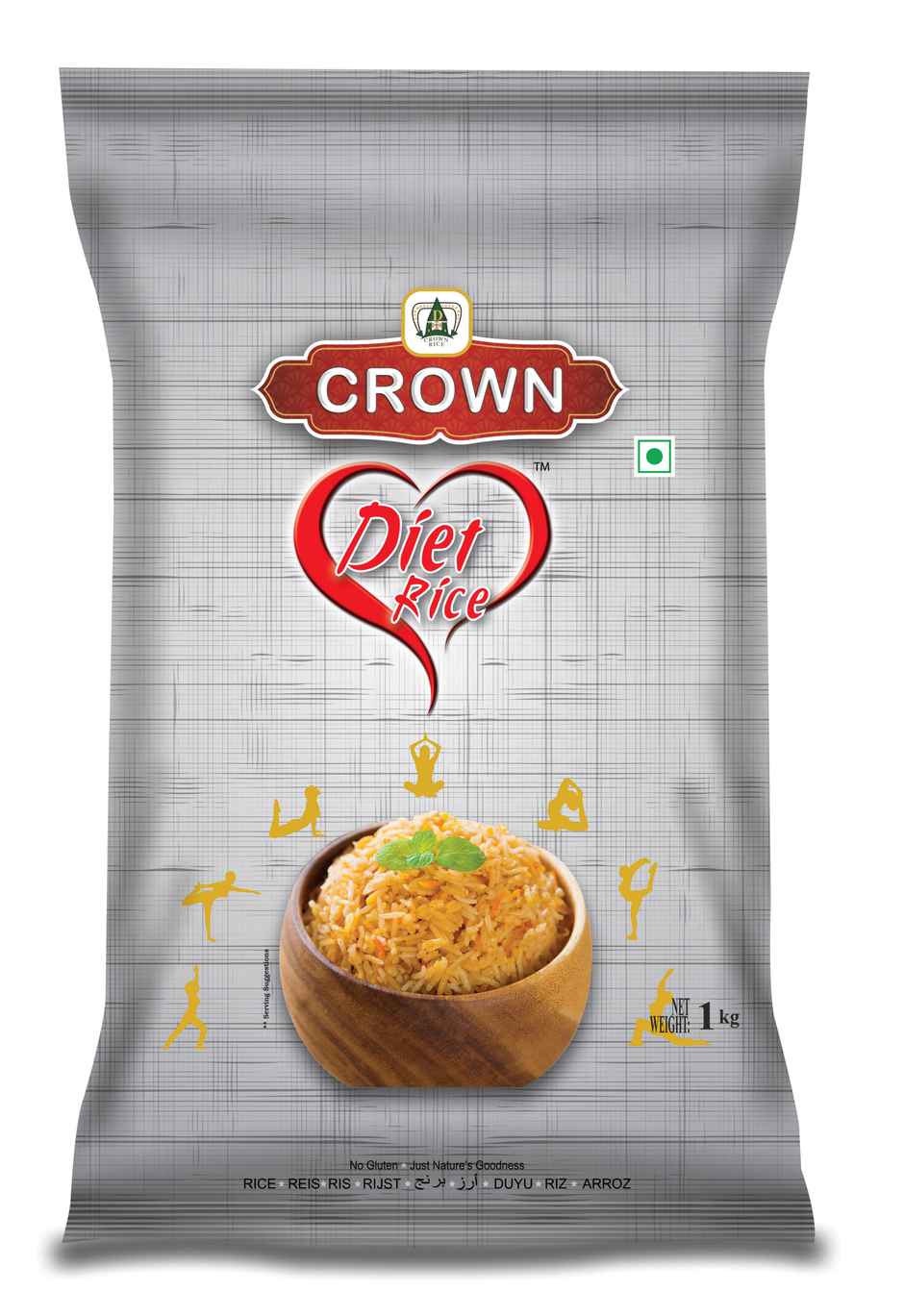 Crown Diet Rice (XXXL Healthy & Tasty with low GI)