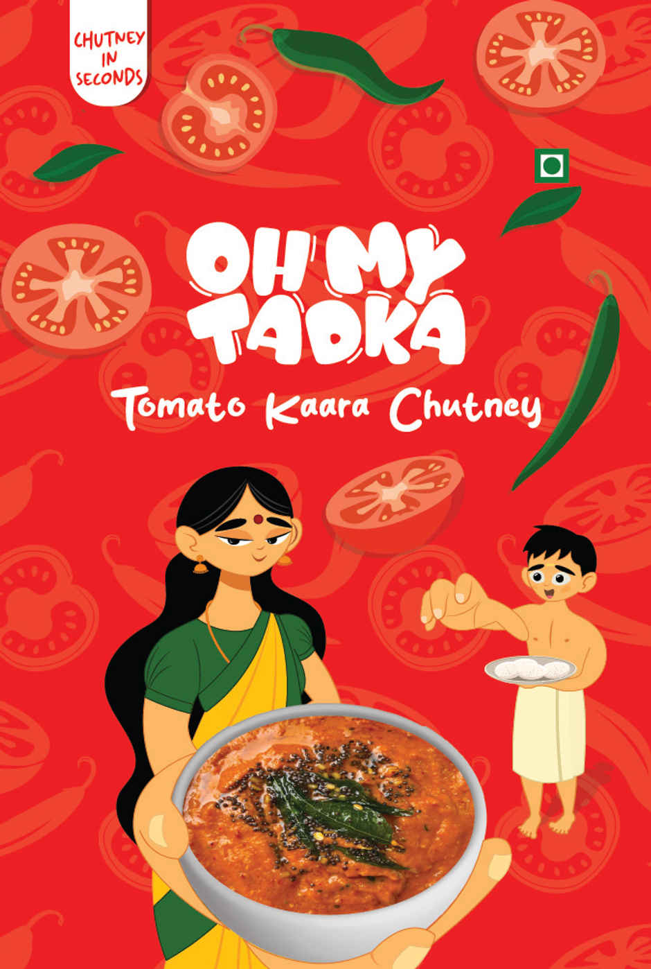 Oh My Tadka Tomato Kaara Chutney