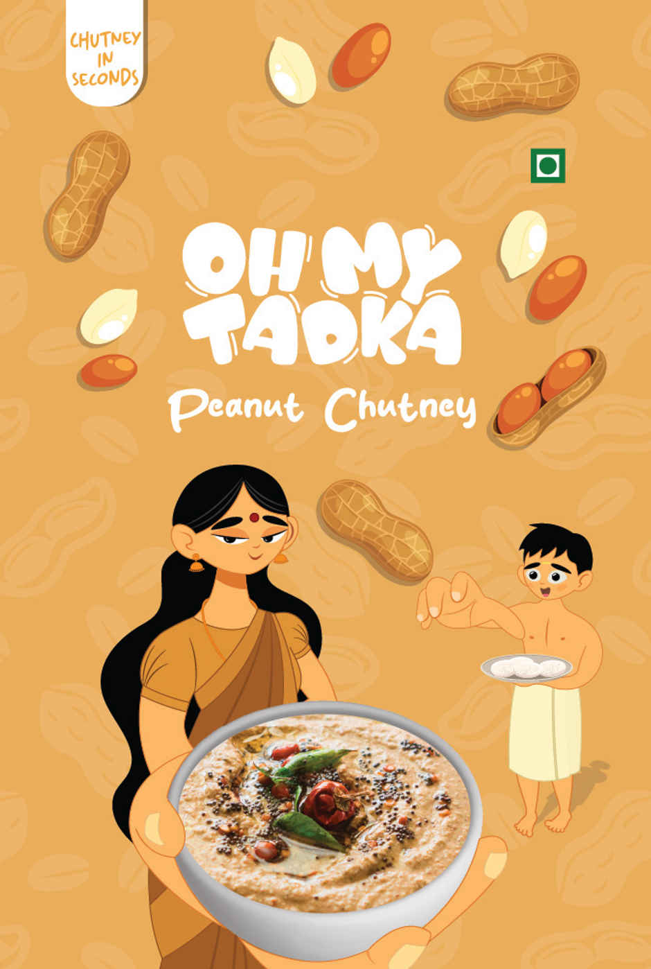 Oh My Tadka Peanut Chutney