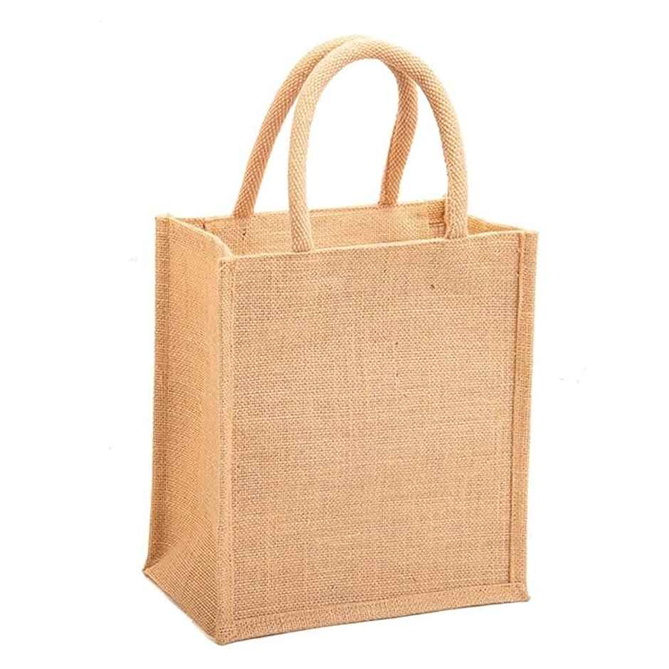 Capsicum Eco Friendly Jute Lunch Bag Medium - 11 x 10 x 6 cm