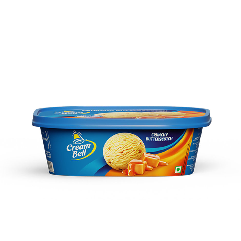 Crunchy Butterscotch Ice Cream Tub