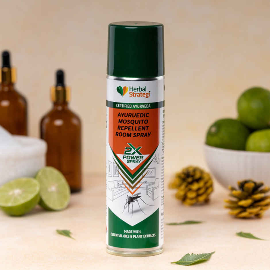 Herbal Strategi Ayurvedic Mosquito Repellent Room Spray