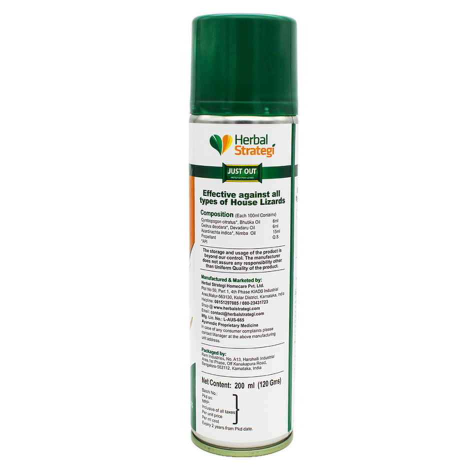Herbal Strategi Ayurvedic Lizard Repellent