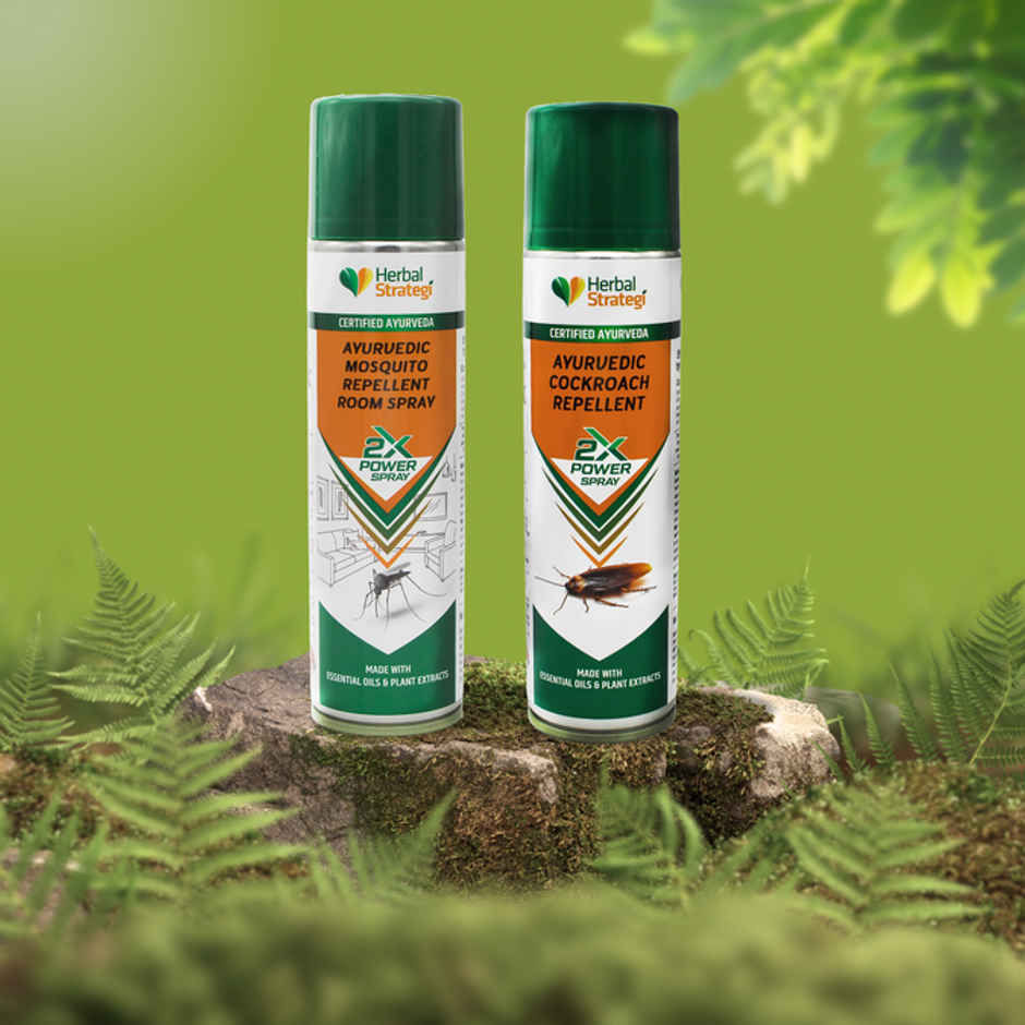Herbal Strategi Ayurvedic Mosquito Repellent Room Spray