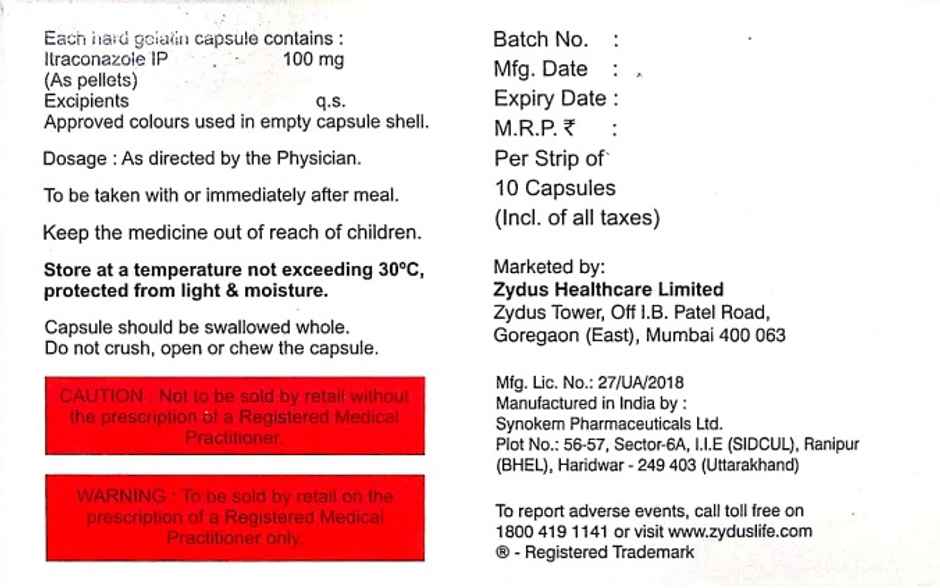 Mycoclear 100 Capsule