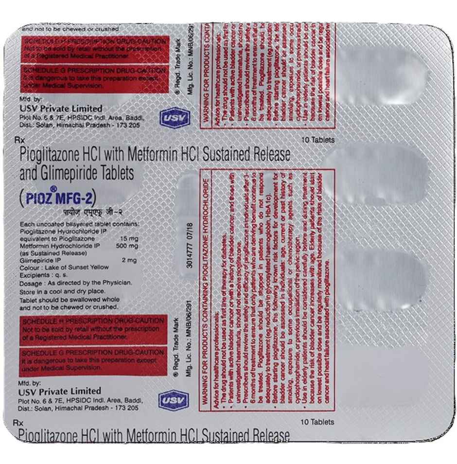 PIOZ MF G-2 Tablet SR