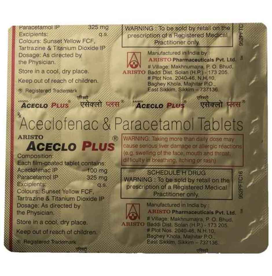 Aristo Aceclo Plus Tablet