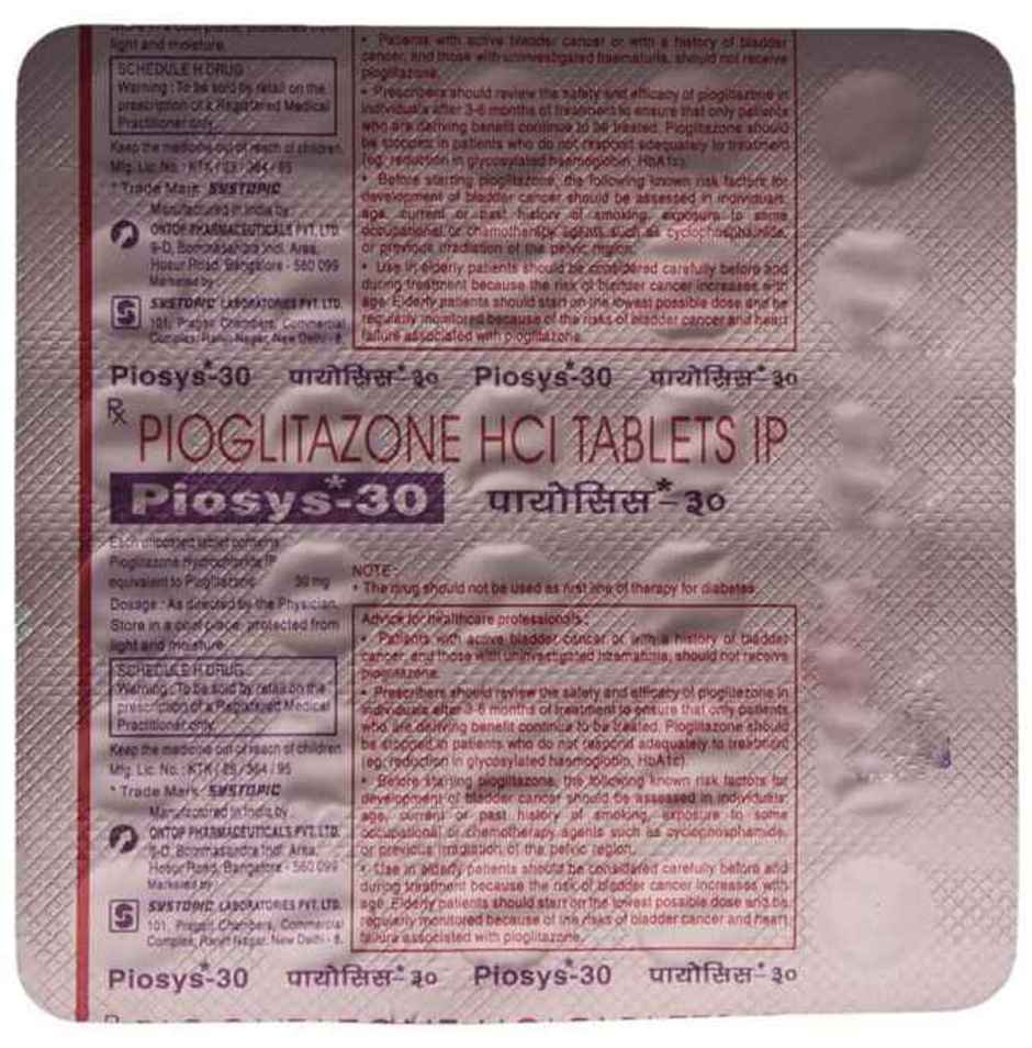 Piosys-30 Tablet
