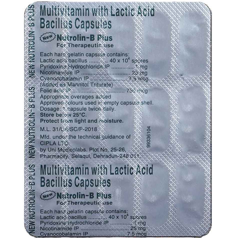 New Nutrolin-B Plus Capsule