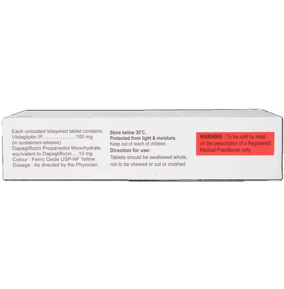 Vildapride-D 100mg/10mg Tablet SR
