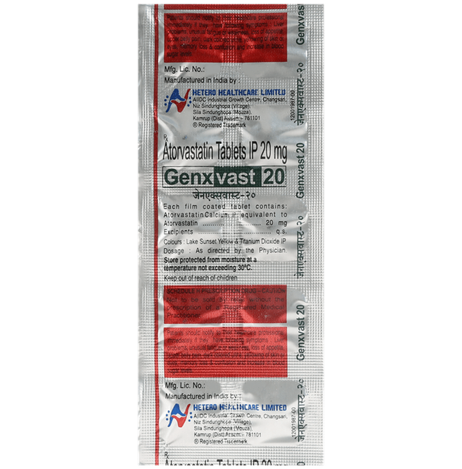 Genxvast 20 Tablet