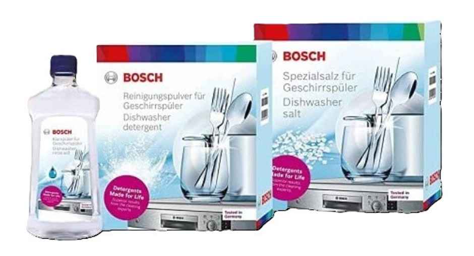 Bosch Rinse Aid All In One Salt and Dishwasher Deterent