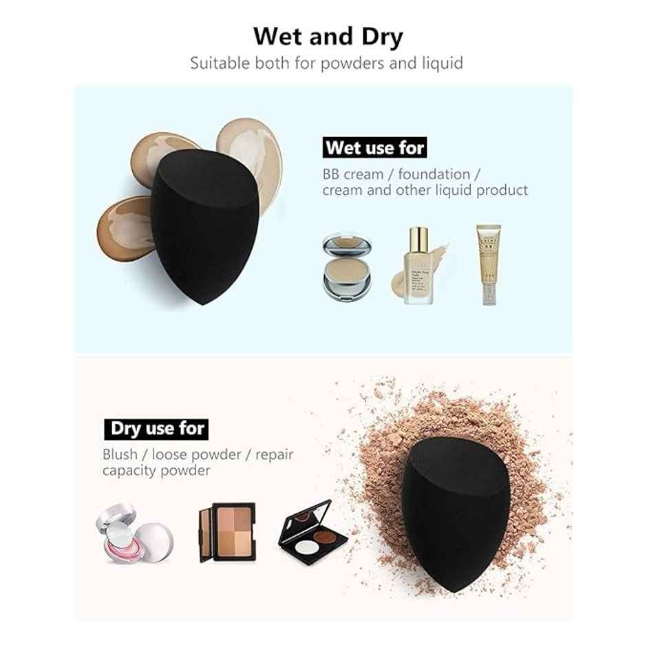 Rhe Cosmetics Beauty Blender Makeup Sponge - Black