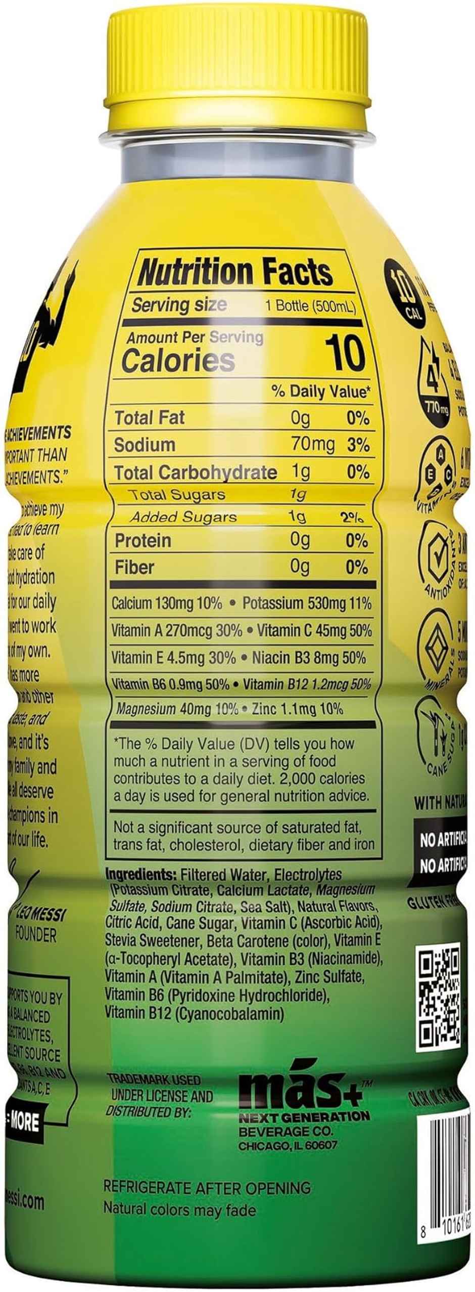 Mas Plus Limon Lime League Drink 500.0 ml