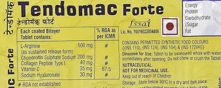 Tendomac Forte Tablet