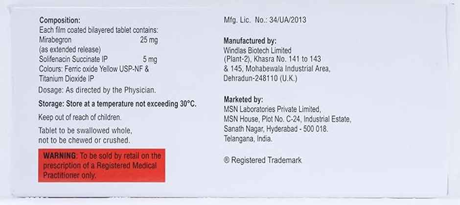 Mirabig-S 25 Tablet ER