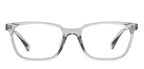 Lenskart Blu Unisex TR90 Computer Glasses | Grey Transparent - M