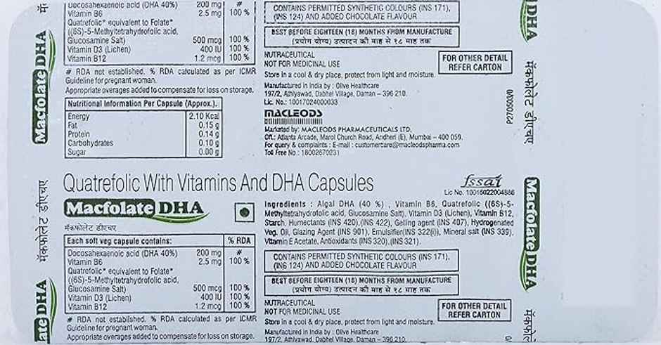 Macfolate DHA Capsule