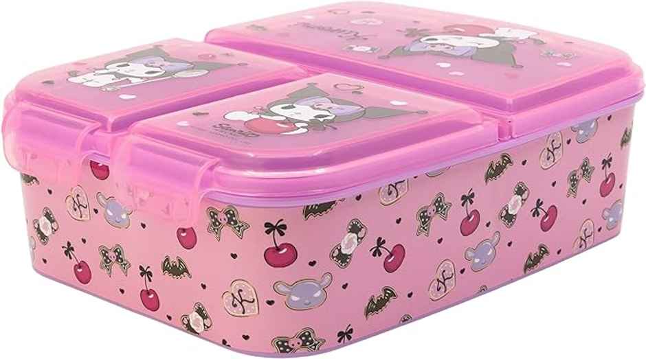 Rectangular Sandwish Box Striders Multi Compartment Rectangular Sandwich Box Kuromi - Buy at ...