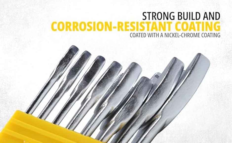 STANLEY 70-963E 8-Piece Chrome Vanadium Steel Combination Spanner Set With Maxi-Drive System