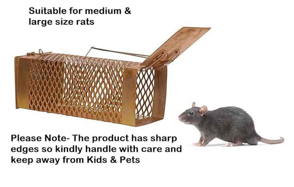 Chipku Medium Size Rat/Mouse Trap Cage For Home, Kitchen & Garden| Reusable Rat Trap