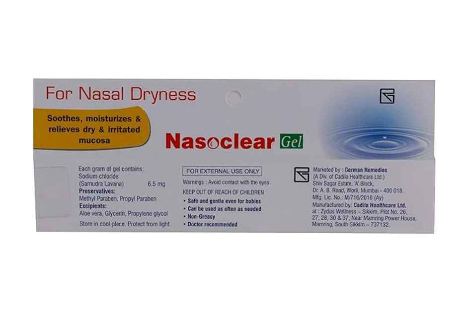 Nasoclear 6.5mg Gel