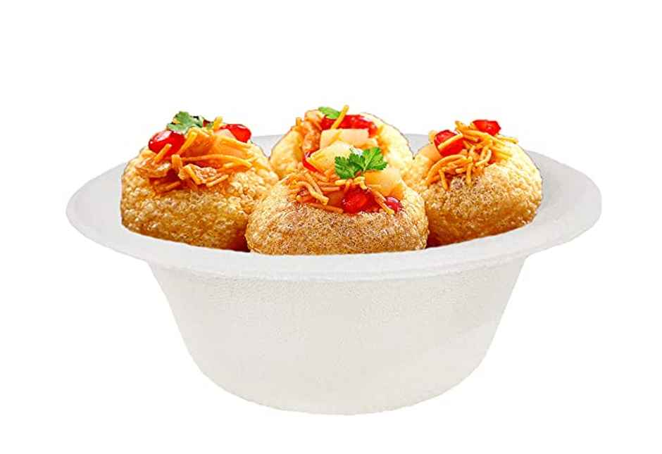 Vinay Trading Disposable Bagasse Bowl - 180 ml Combo