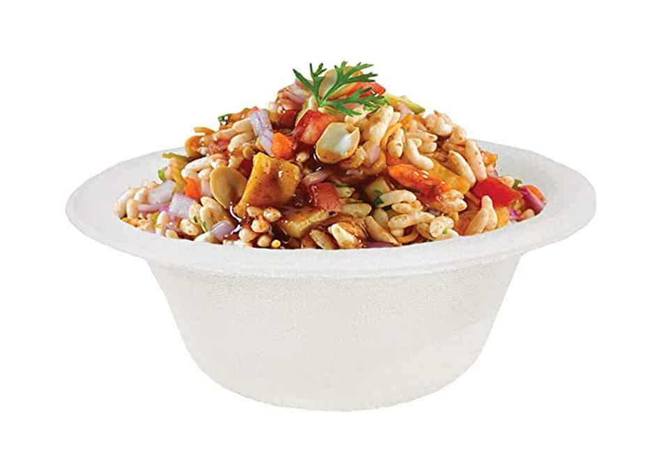 Vinay Trading Disposable Bagasse Bowl - 180 ml Combo