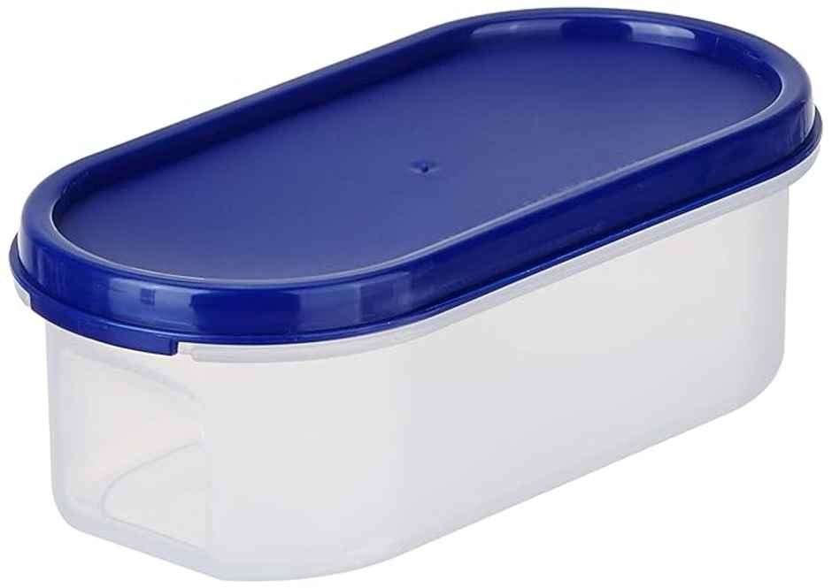 Mahaware Modular Space Saver Oval Container 600ml (Set of 4) (Blue)