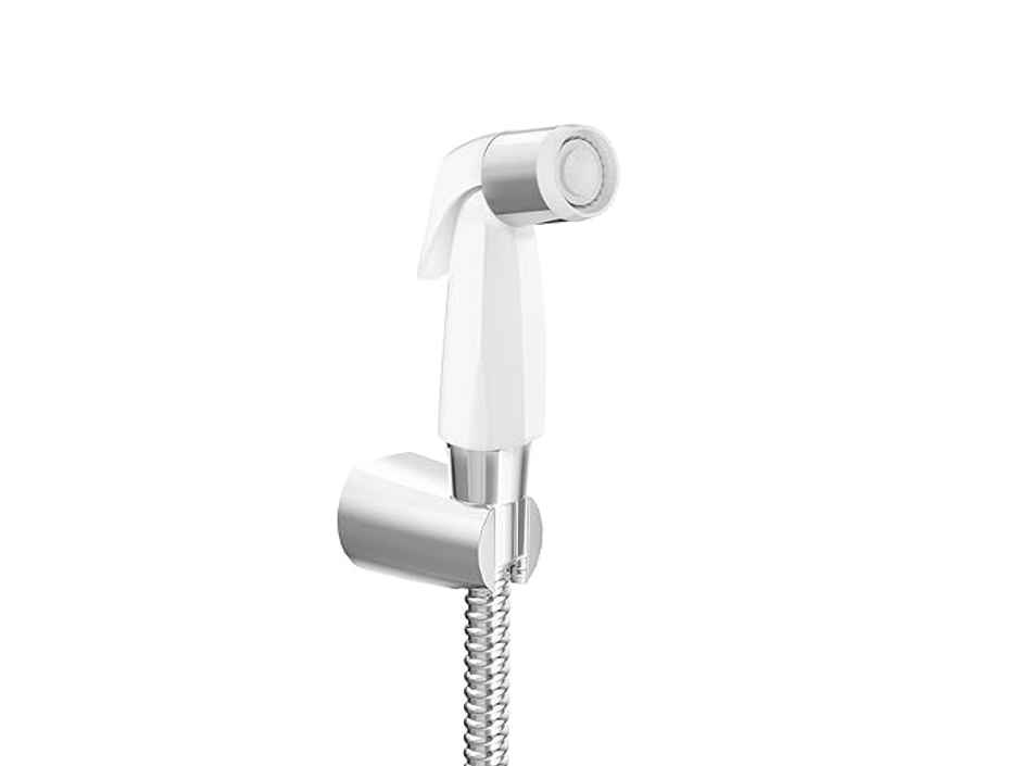 Kohler 12925in-cp Complementary Basic Health Faucet With White Metal Hose and Holder, Chrome Finish