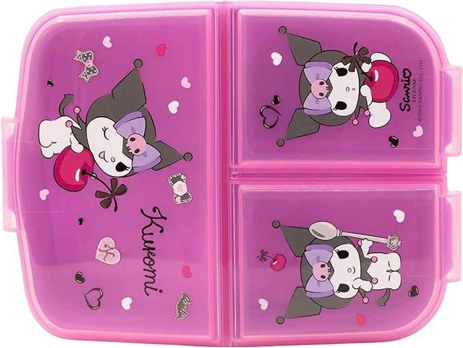 Rectangular Sandwish Box Striders Multi Compartment Rectangular Sandwich Box Kuromi - Buy at ...