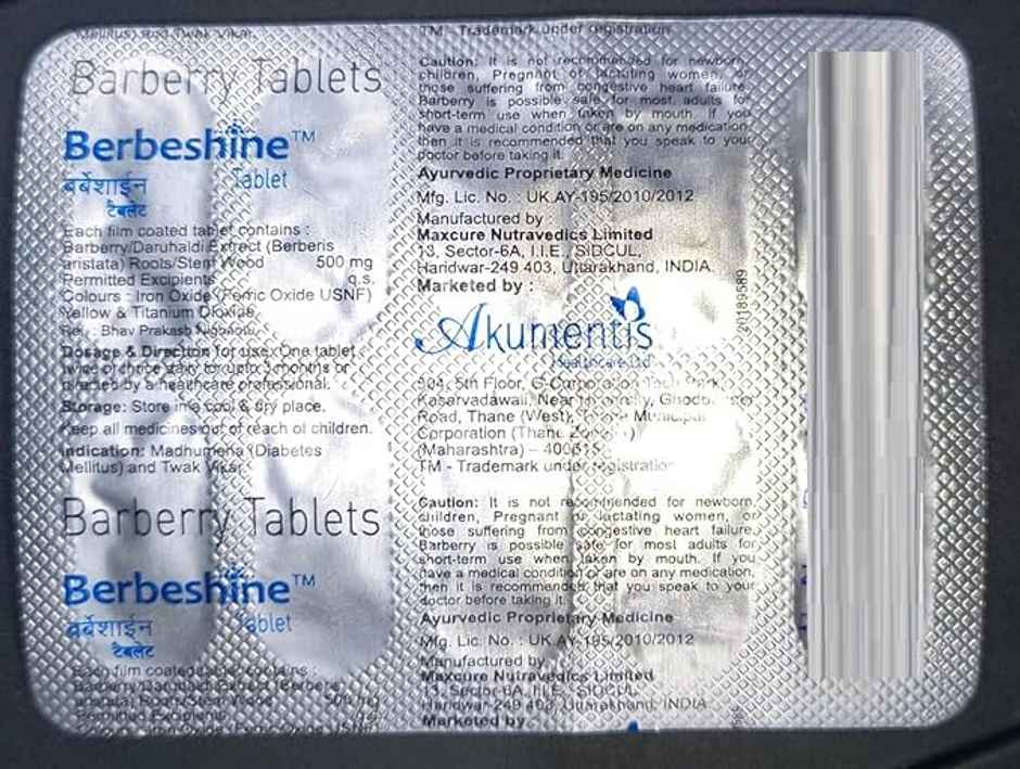 Berbeshine Tablet